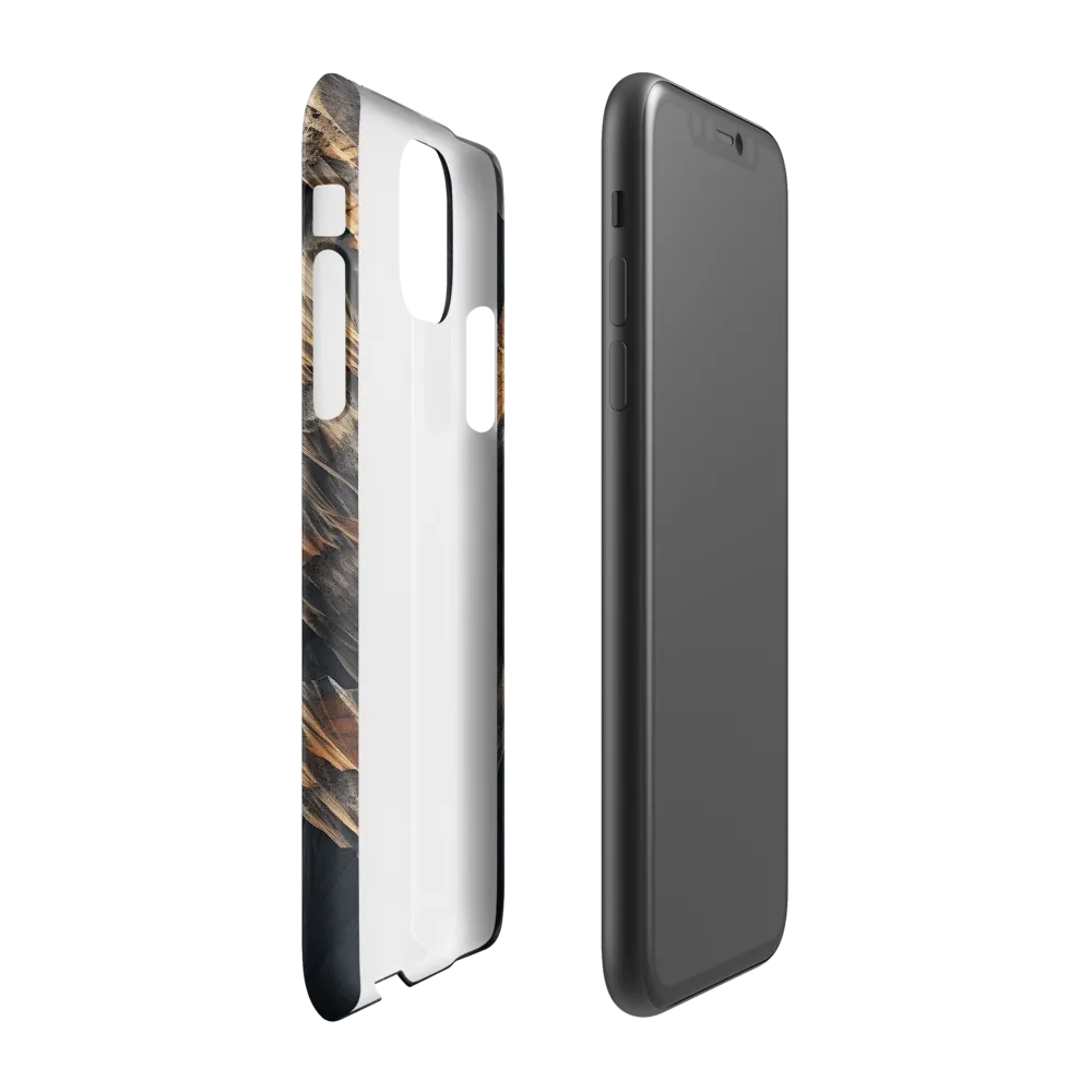 Ethereal Peaks: A Dance of Light and Shadow | Phone Case |  11 | Snap Case | Matte