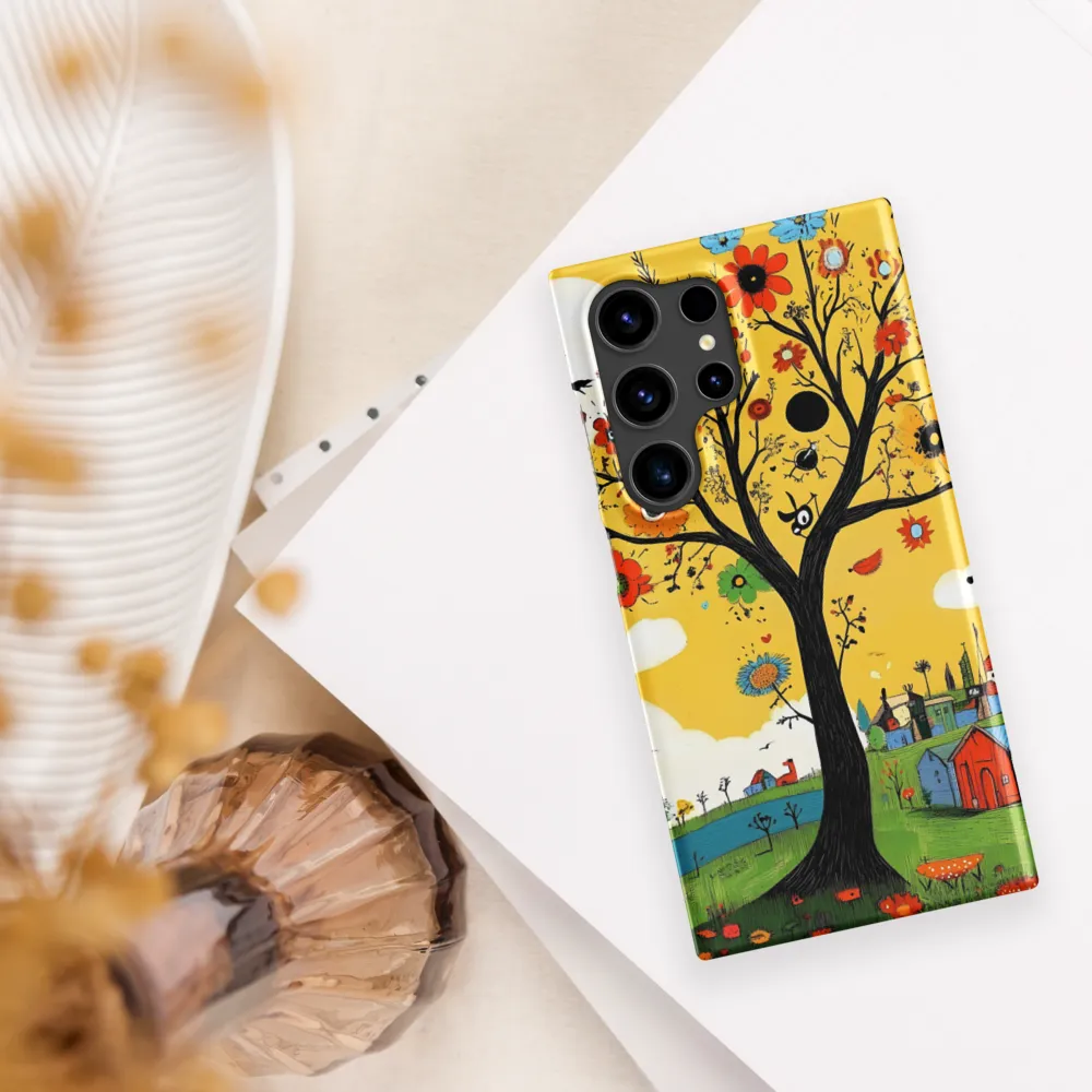 Whimsical Blooms of Life | Phone Case |  S24 Ultra | Snap Case | Matte