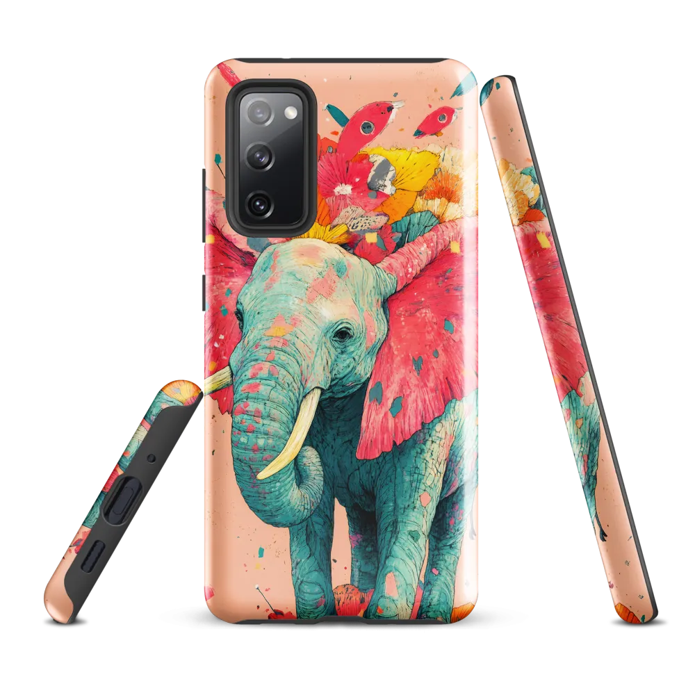 Whimsical Elegance: The Floral Elephant
