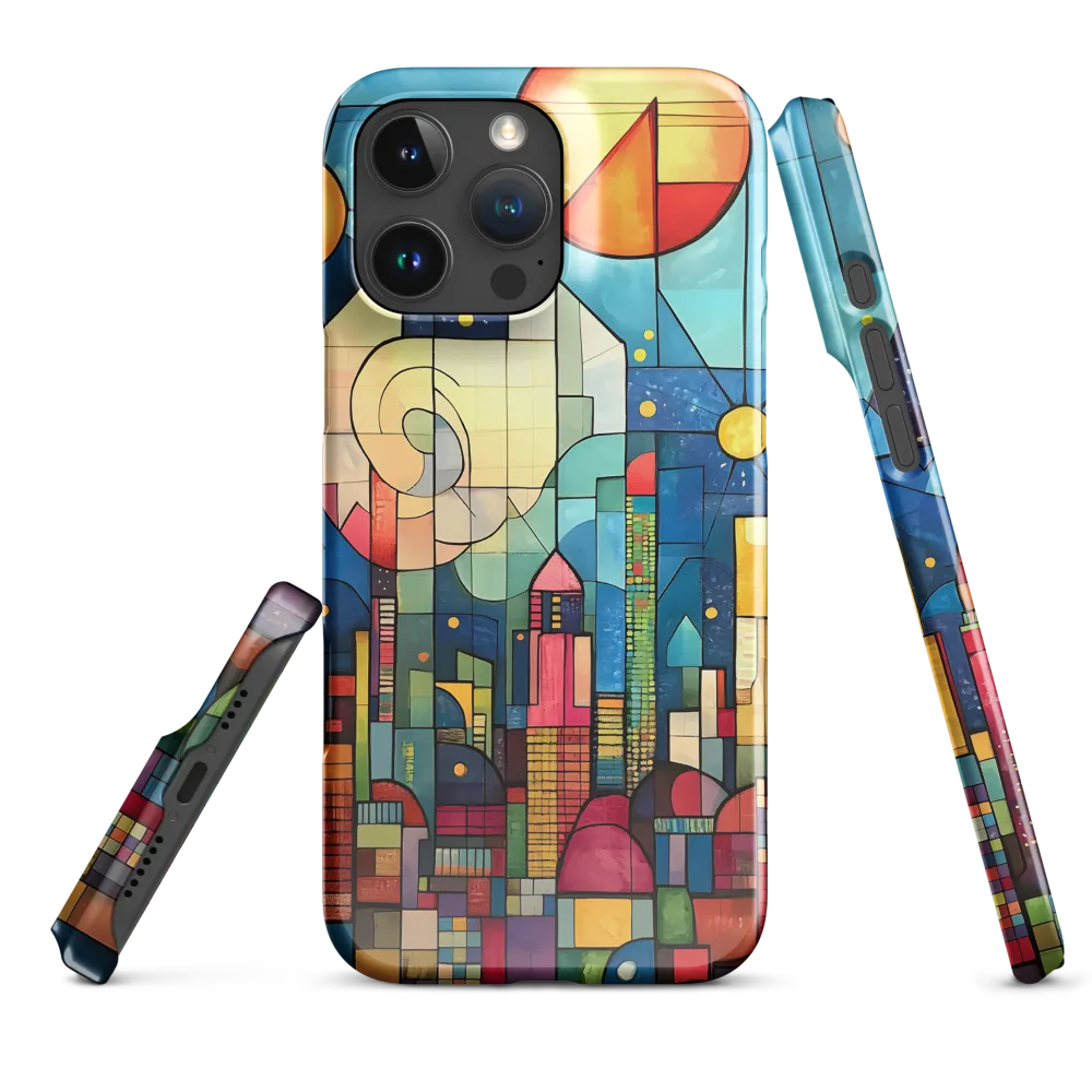 Geometric Harmony: A Vibrant Cityscape