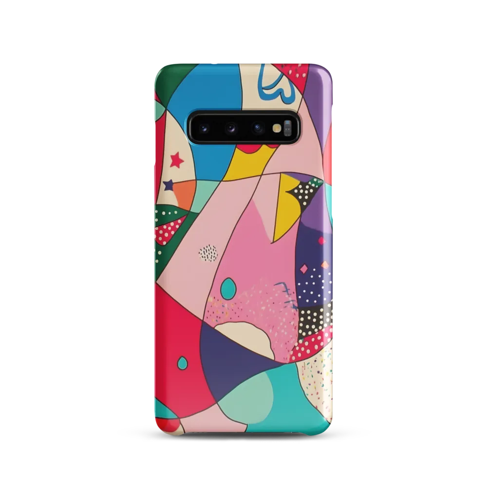Playful Geometry in Color | Phone Case |  S10 | Snap Case | Glossy