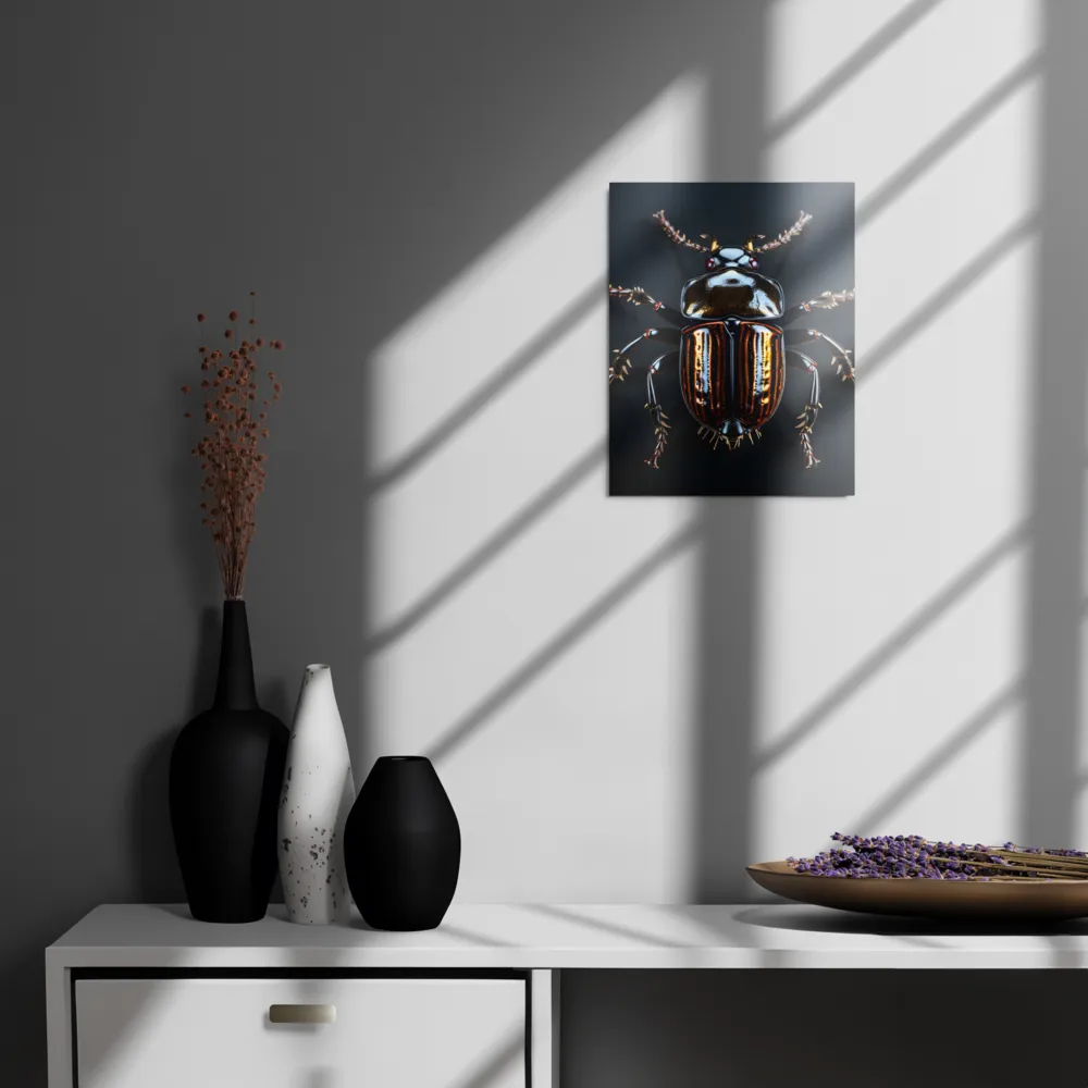Luminous Insect Majesty | Metal Print | 11″×14″
