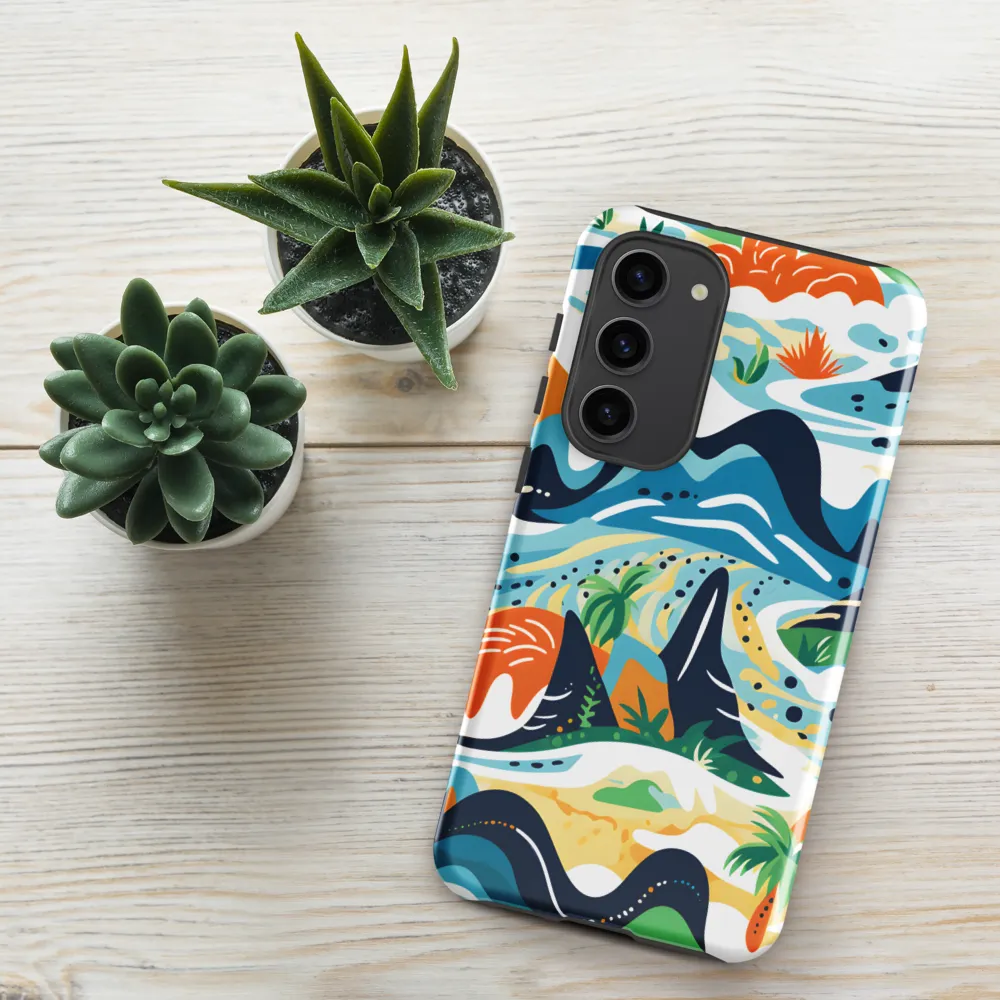 Abstract Tropical Landscape
