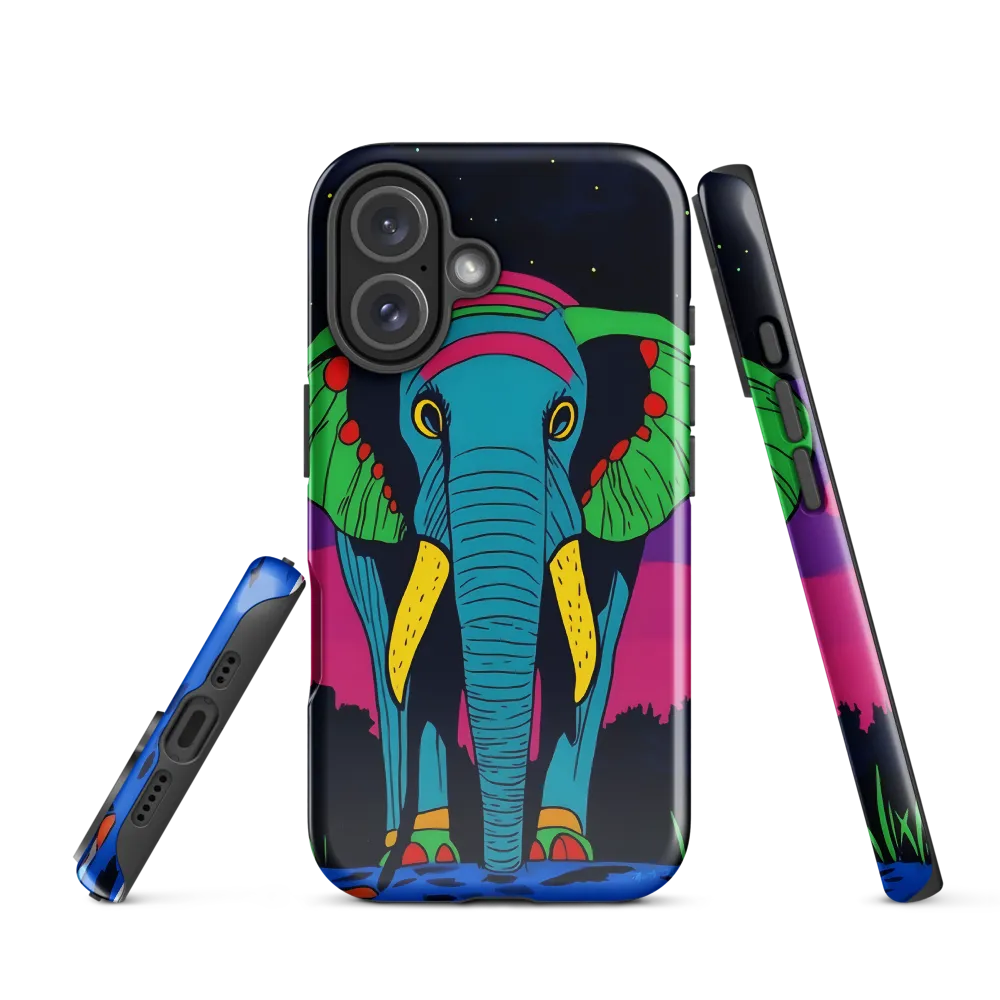 Whimsical Majesty: The Vibrant Elephant