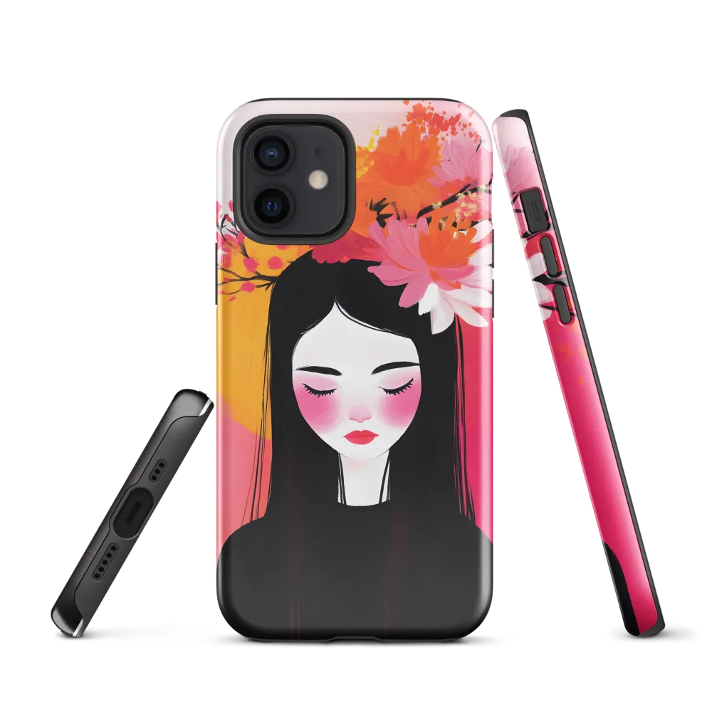 Serenity in Bloom | Phone Case |  12 | Tough Case | Glossy