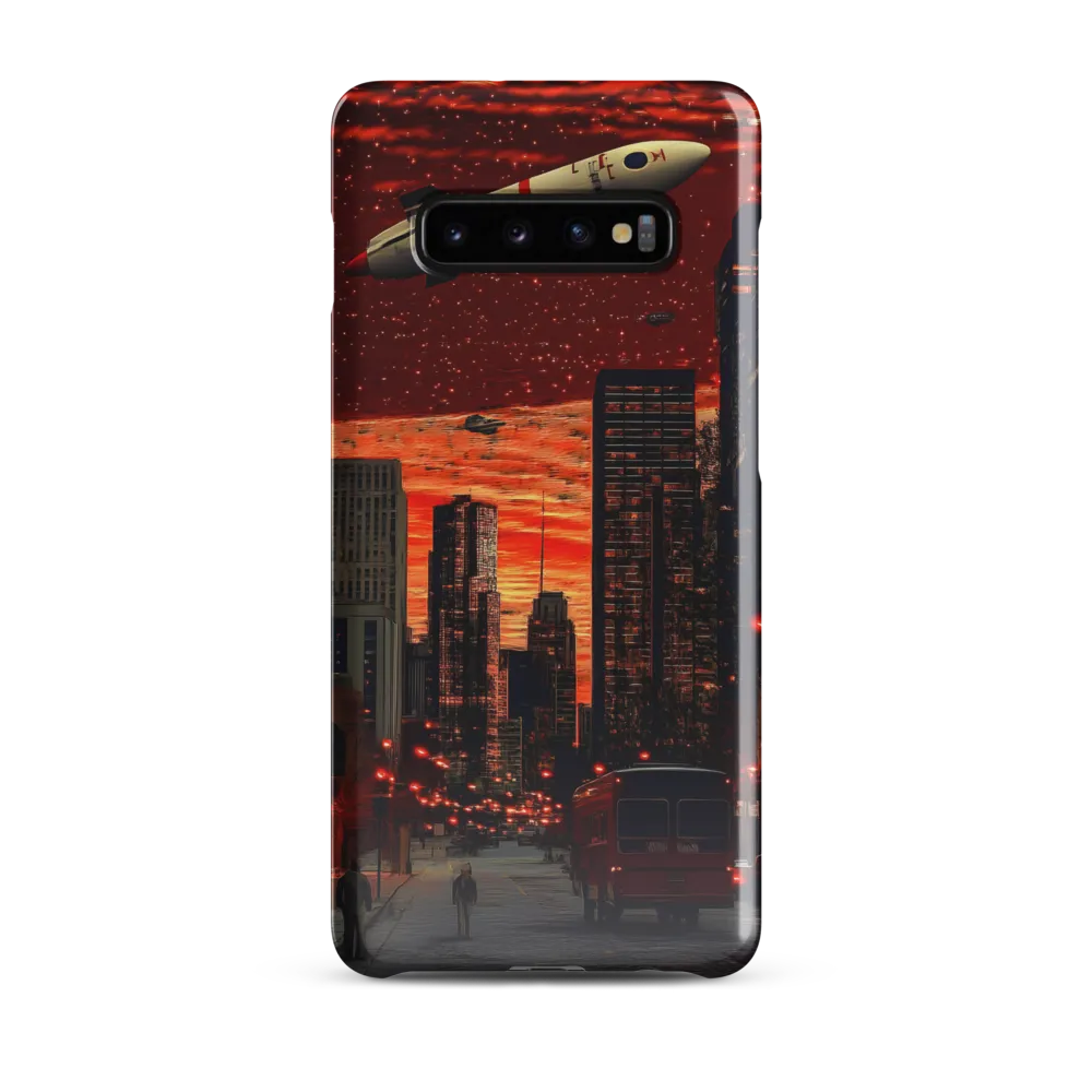 Cosmic Urban Symphony | Phone Case |  S10 Plus | Snap Case | Glossy