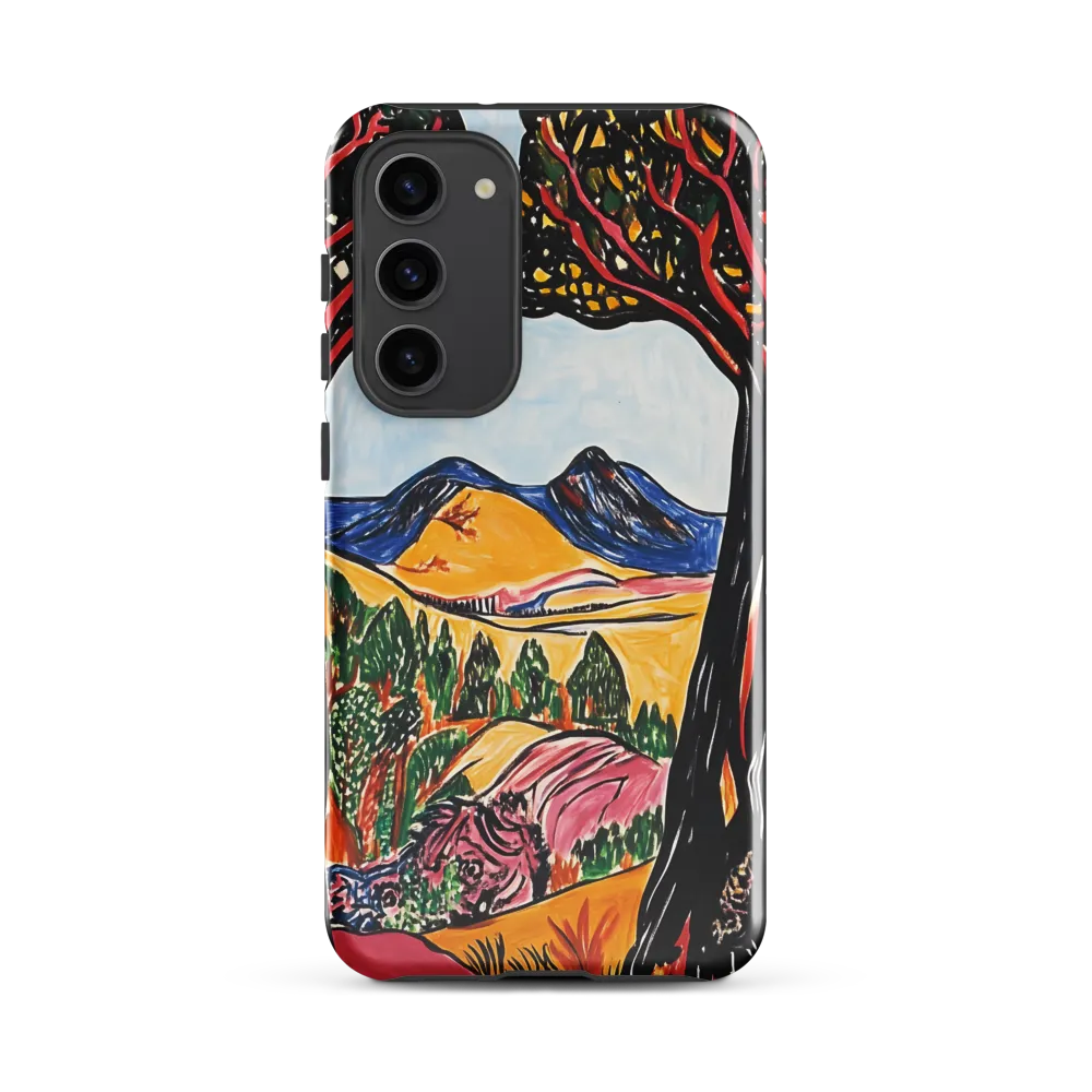 Vibrant Nature's Embrace | Phone Case |  S23 Plus | Tough Case | Glossy