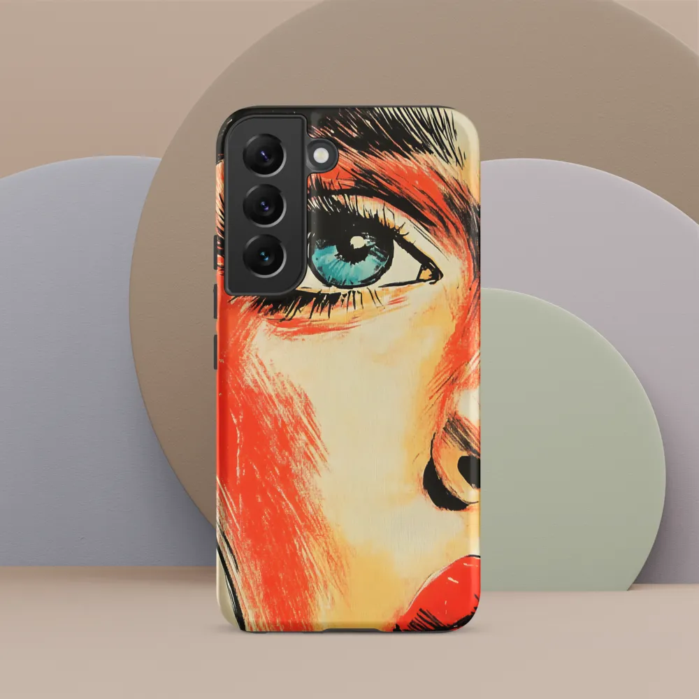 Intense Gaze: A Pop Art Portrait