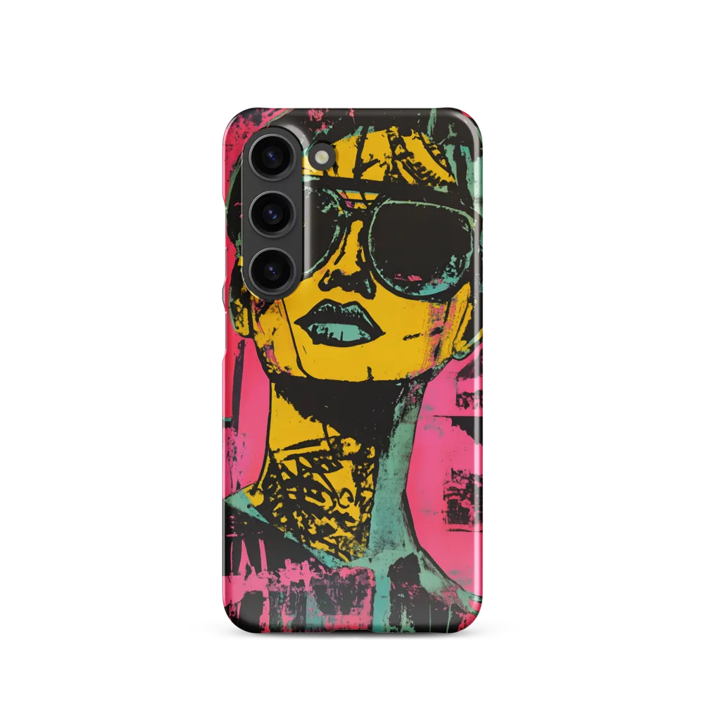 Confident Portrait in Neon Colors