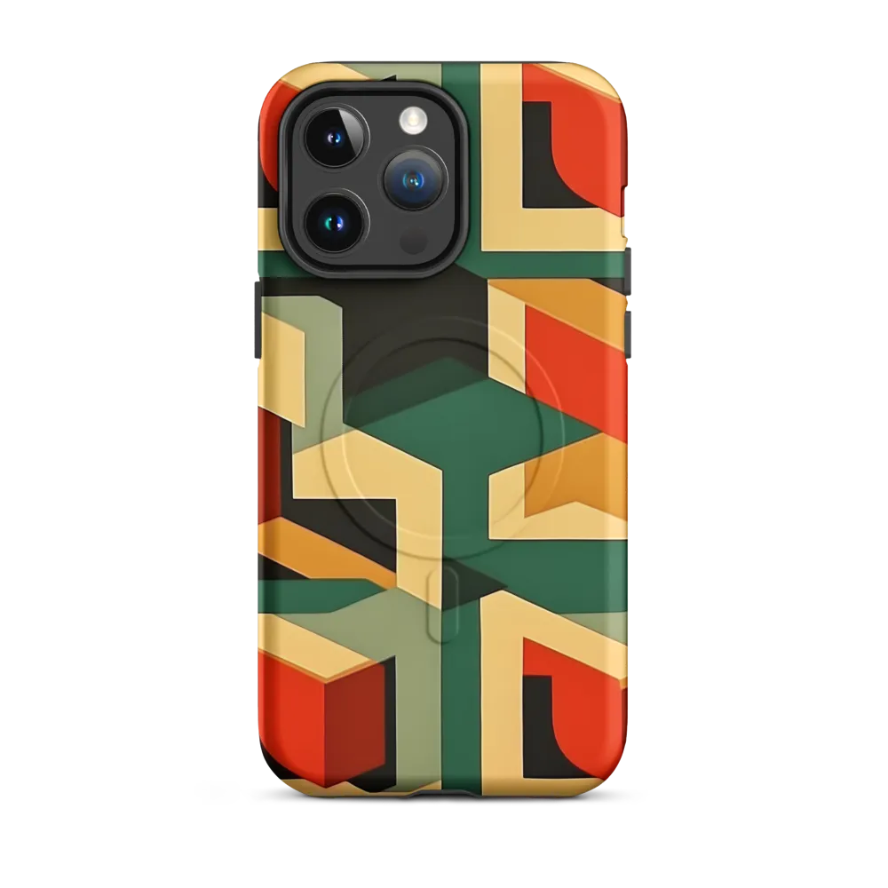 Dynamic Geometry: An Exploration of Form | Phone Case |  14 Pro Max | MagSafe® Tough Case | Matte