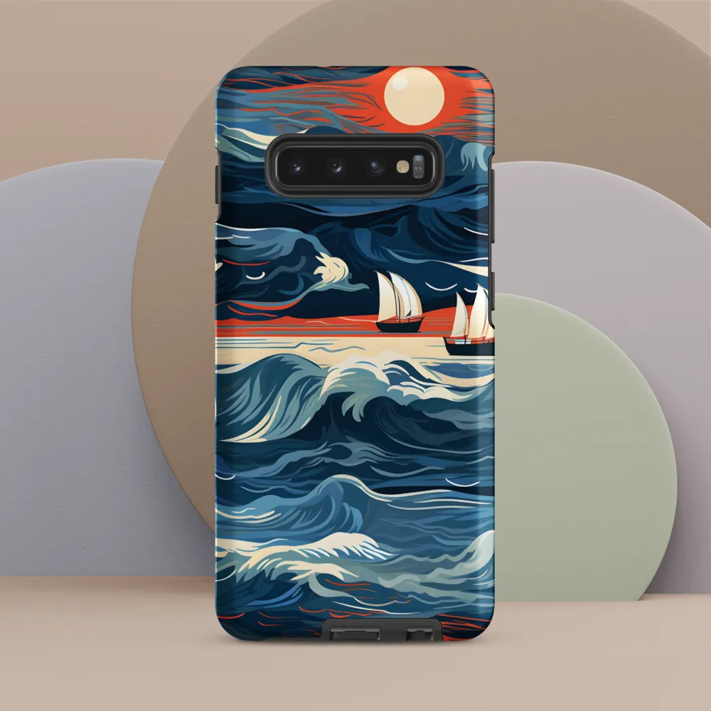 Ocean Whispers: A Voyage at Dusk
