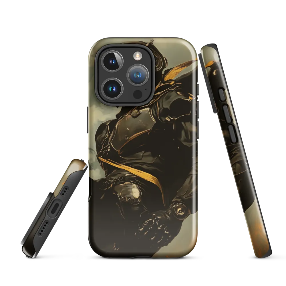 Ethereal Explorer: The Enigmatic Astronaut | Phone Case |  16 Pro | Tough Case | Glossy
