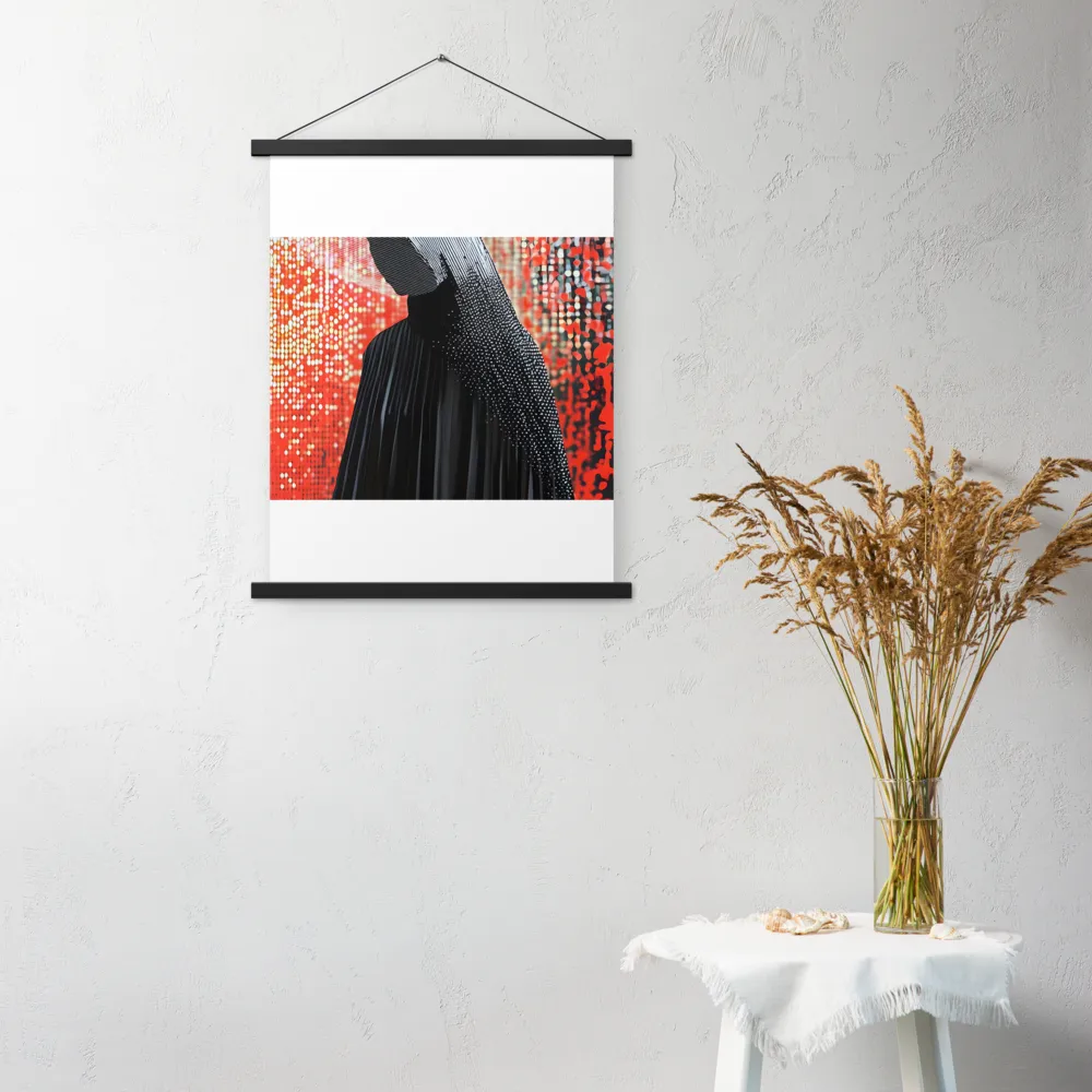 Veil of Modernity | Poster With Black Wood Hanger | 18″×24″