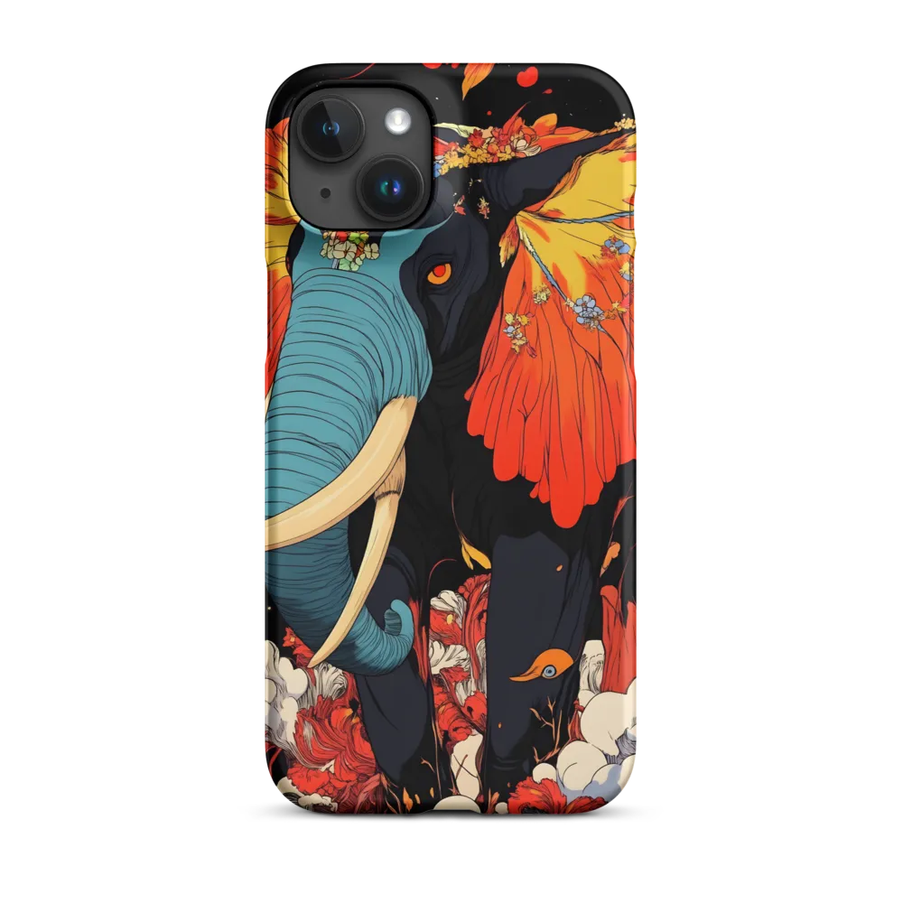 Majesty of the Floral Elephant | Phone Case |  15 Plus | Snap Case | Matte