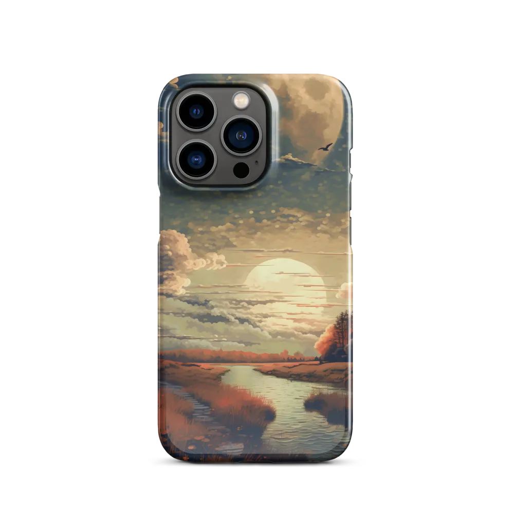 Whispers of Dusk: A Tranquil River Landscape