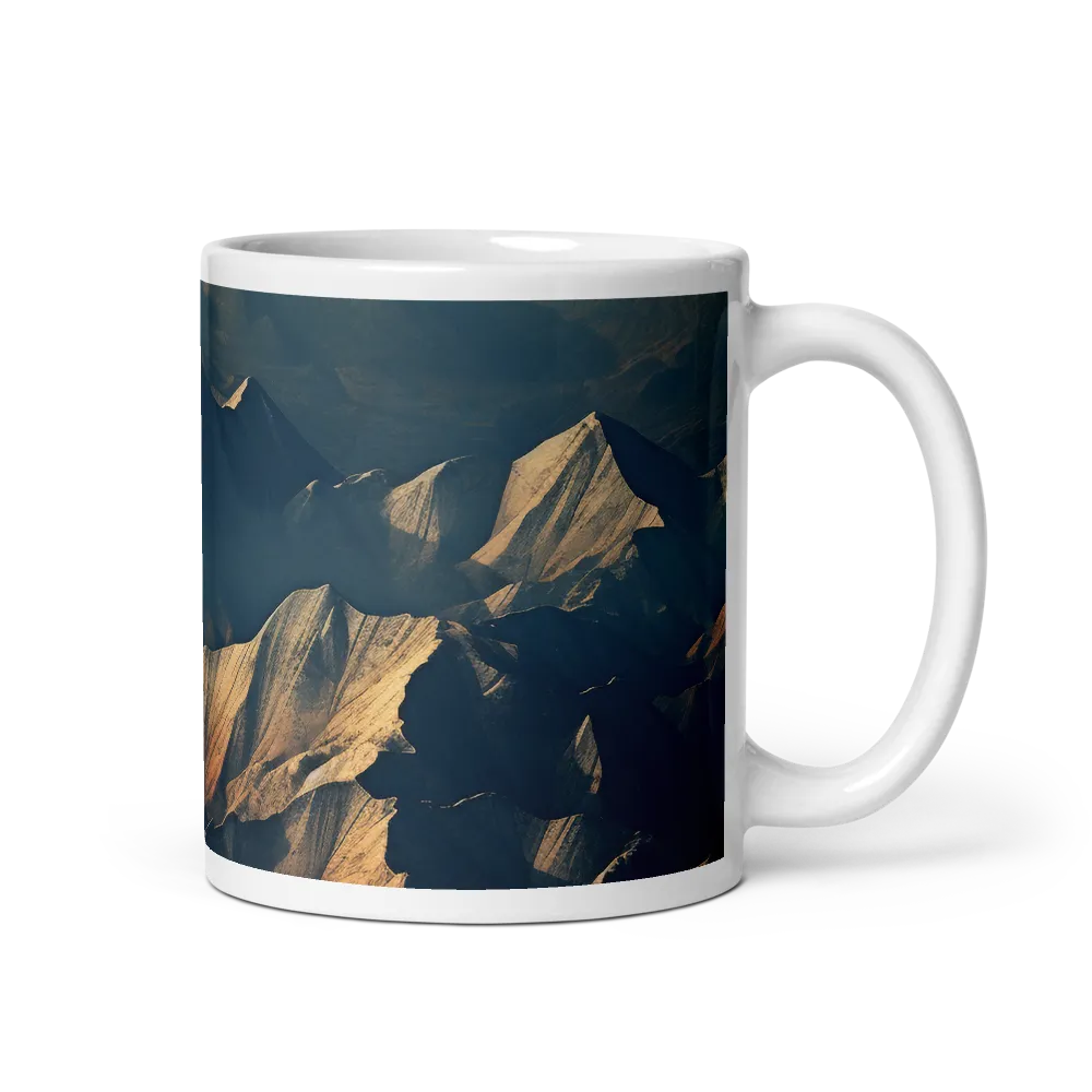 Majestic Mountains: An Aerial Serenity | Mugs | Multiple Sizes & Colors