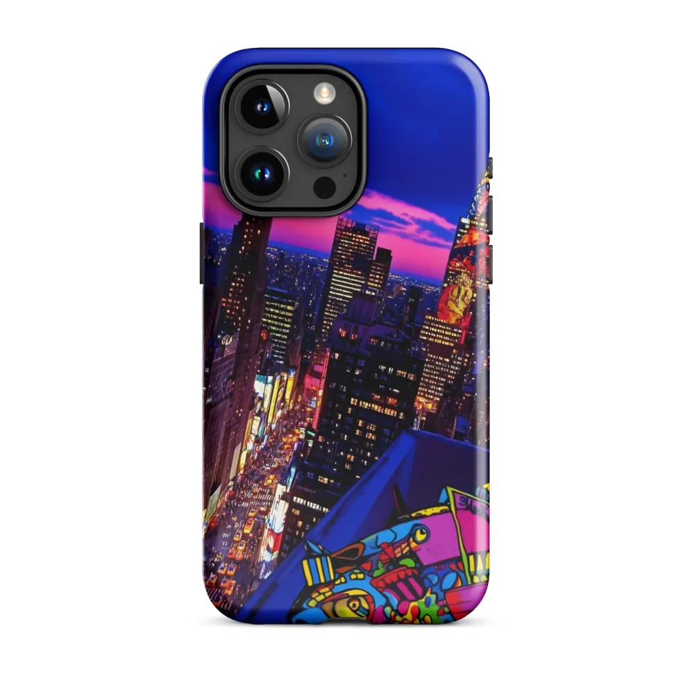 Neon Twilight: A City in Vibrance