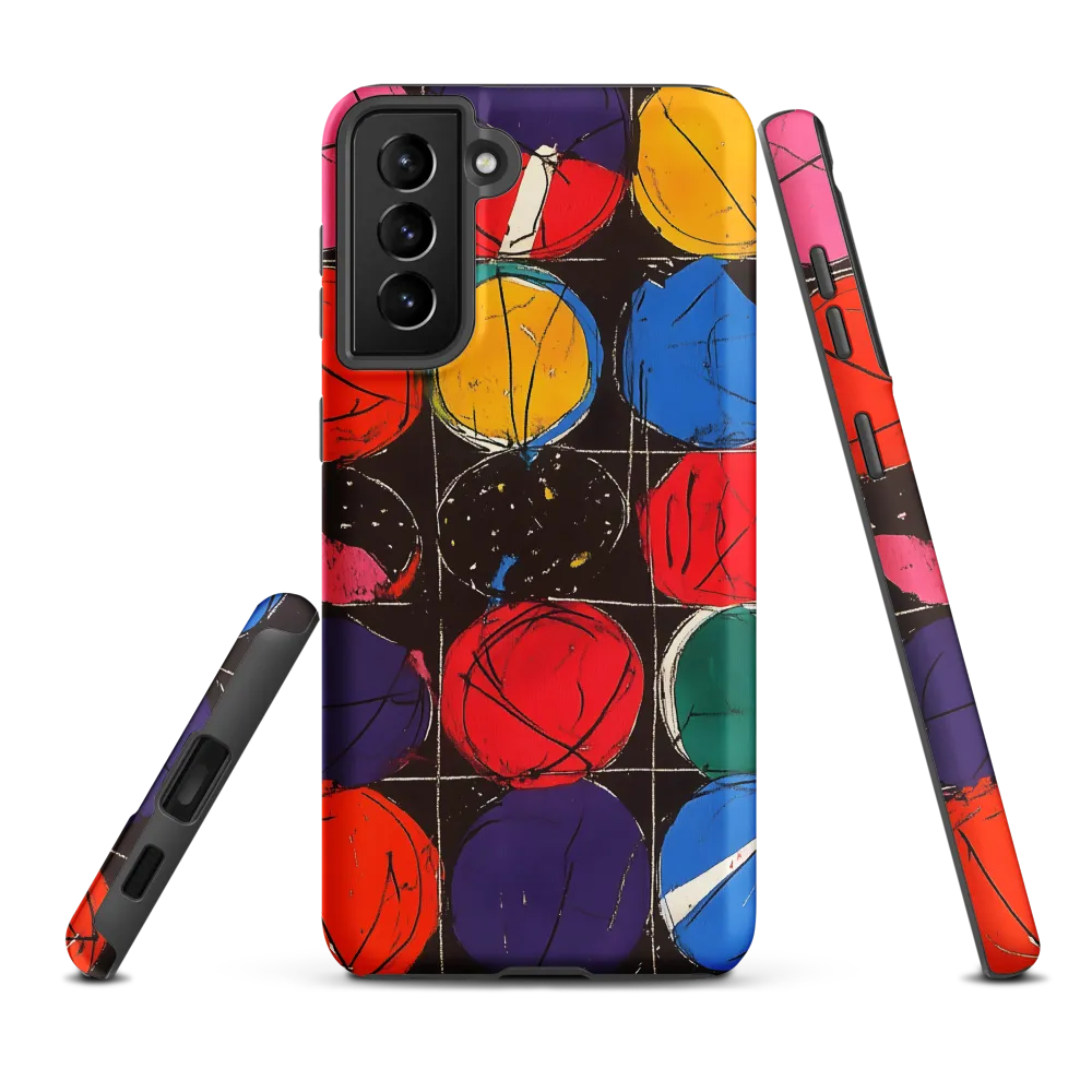 Colorful Circles in Abstract Harmony