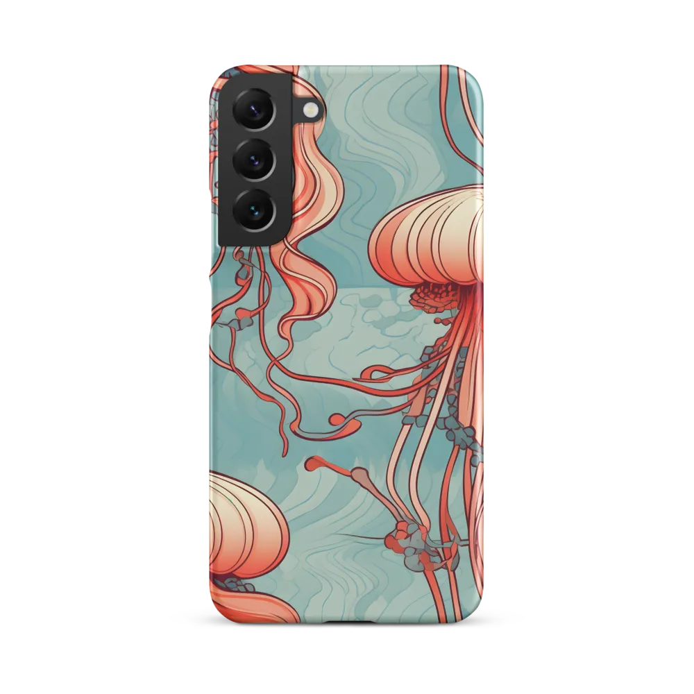 Ethereal Dance of Jellyfish | Phone Case |  S22 Plus | Snap Case | Matte