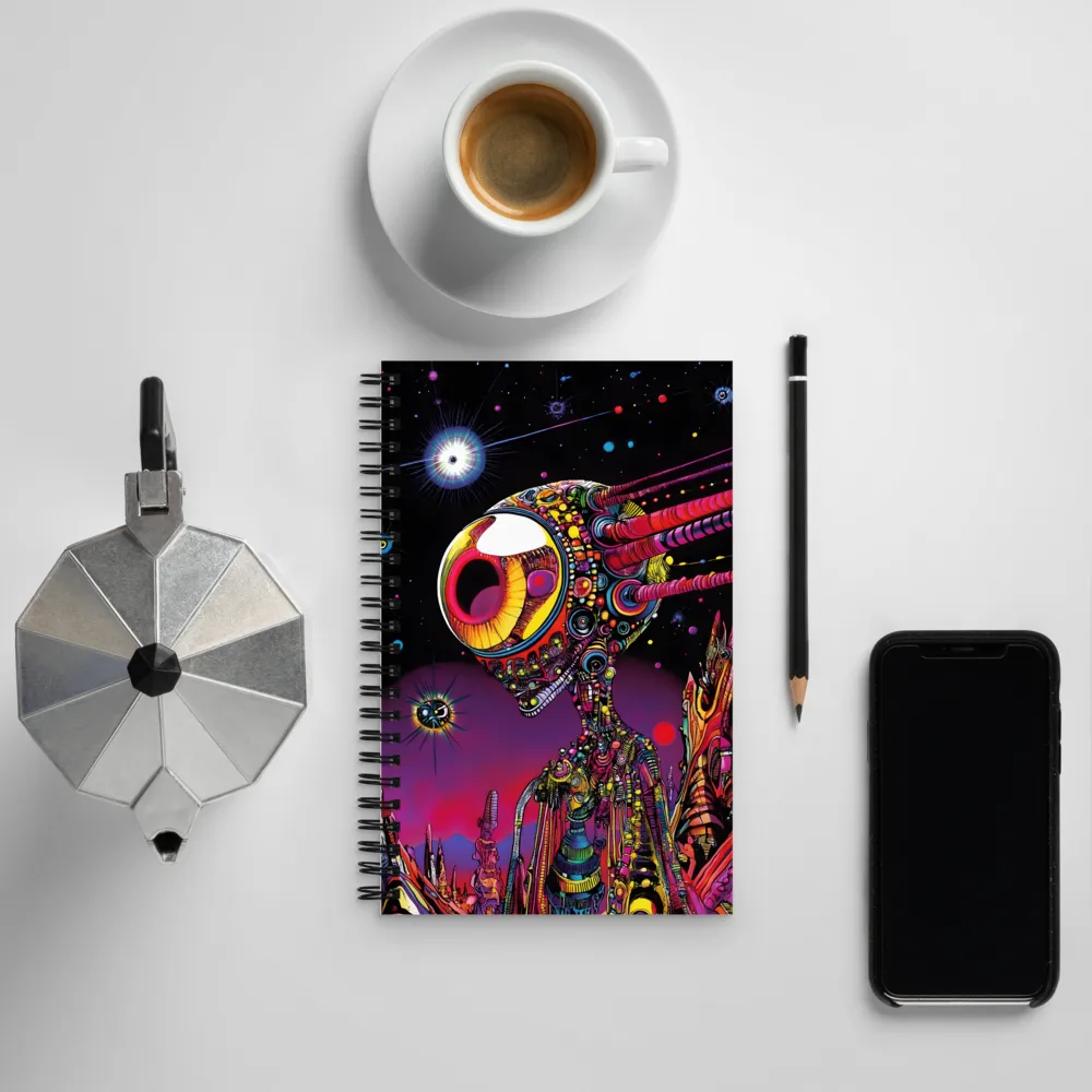 Cosmic Alien Odyssey | Spiral Notebook