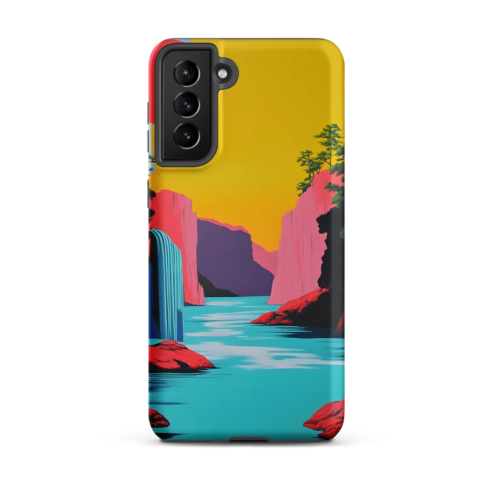 Dreamscape of Pink Cliffs and Turquoise Waters