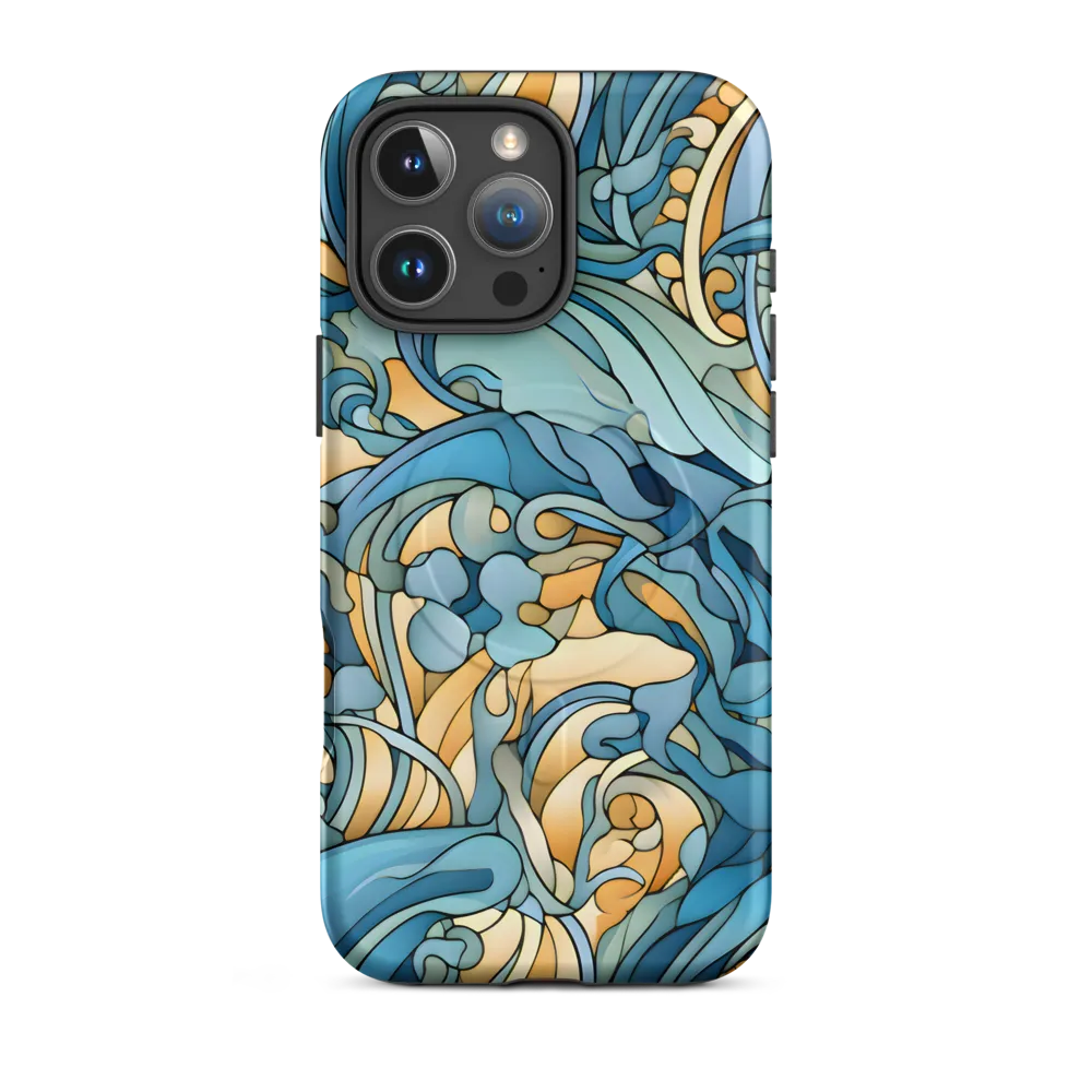 Dancing Waves of the Ocean | Phone Case |  16 Pro Max | MagSafe® Tough Case | Matte