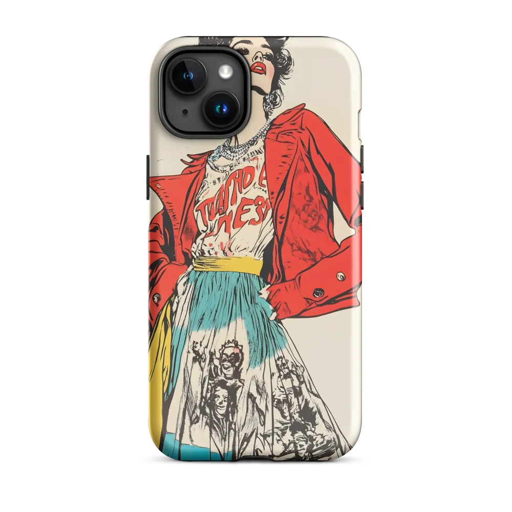 Vibrant Elegance: A Pop Art Fashion Statement