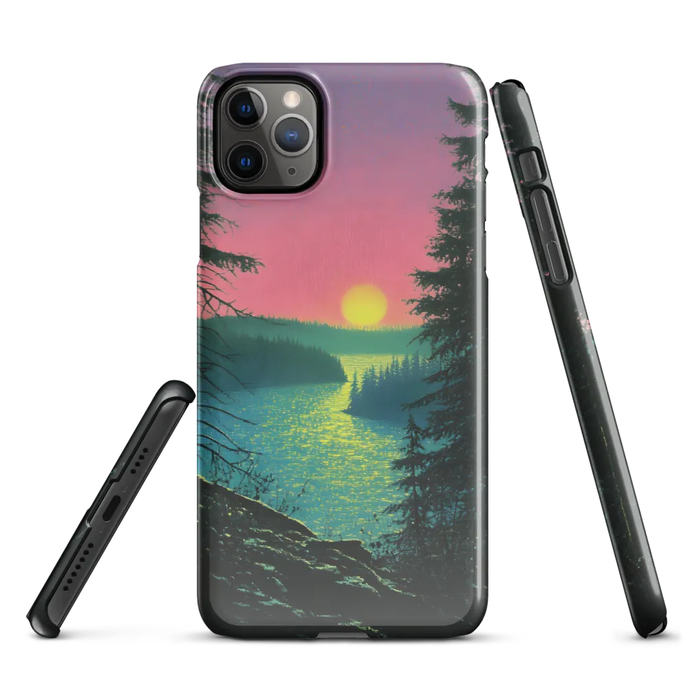 Serene Sunset by the Tranquil River | Phone Case |  11 Pro Max | Snap Case | Glossy