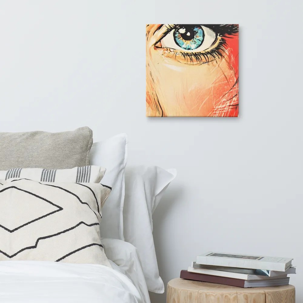 Gaze of Emotion | Canvas | 16″×16″