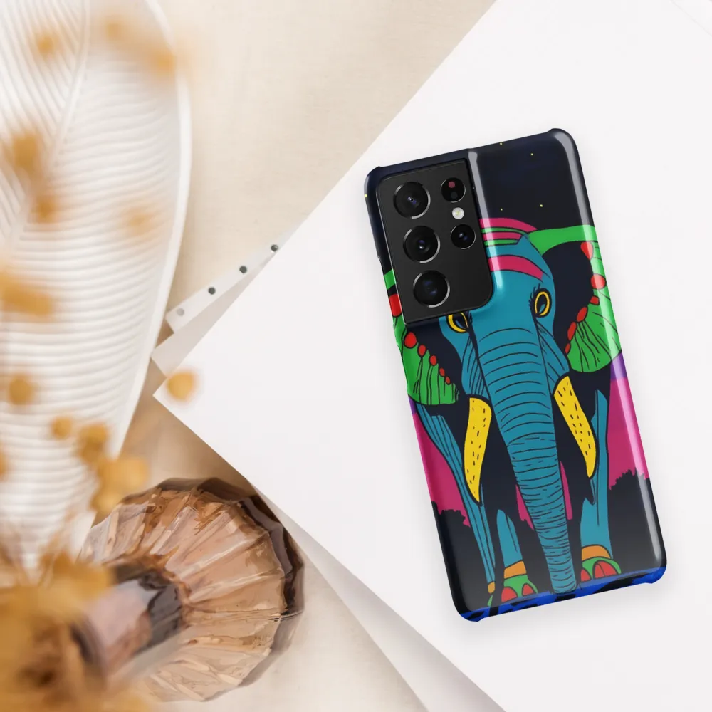 Whimsical Majesty: The Vibrant Elephant