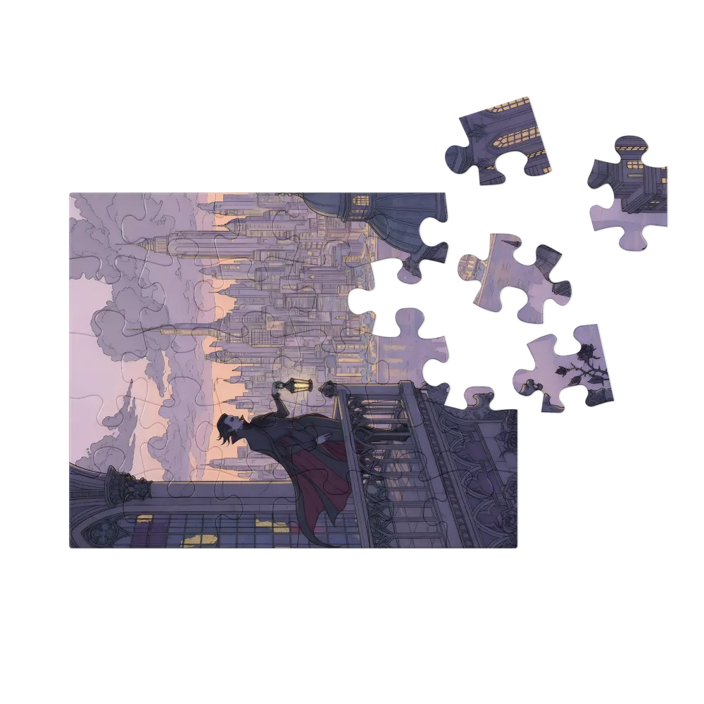 Twilight Sentinel 
 Jigsaw Puzzle in Tin Box