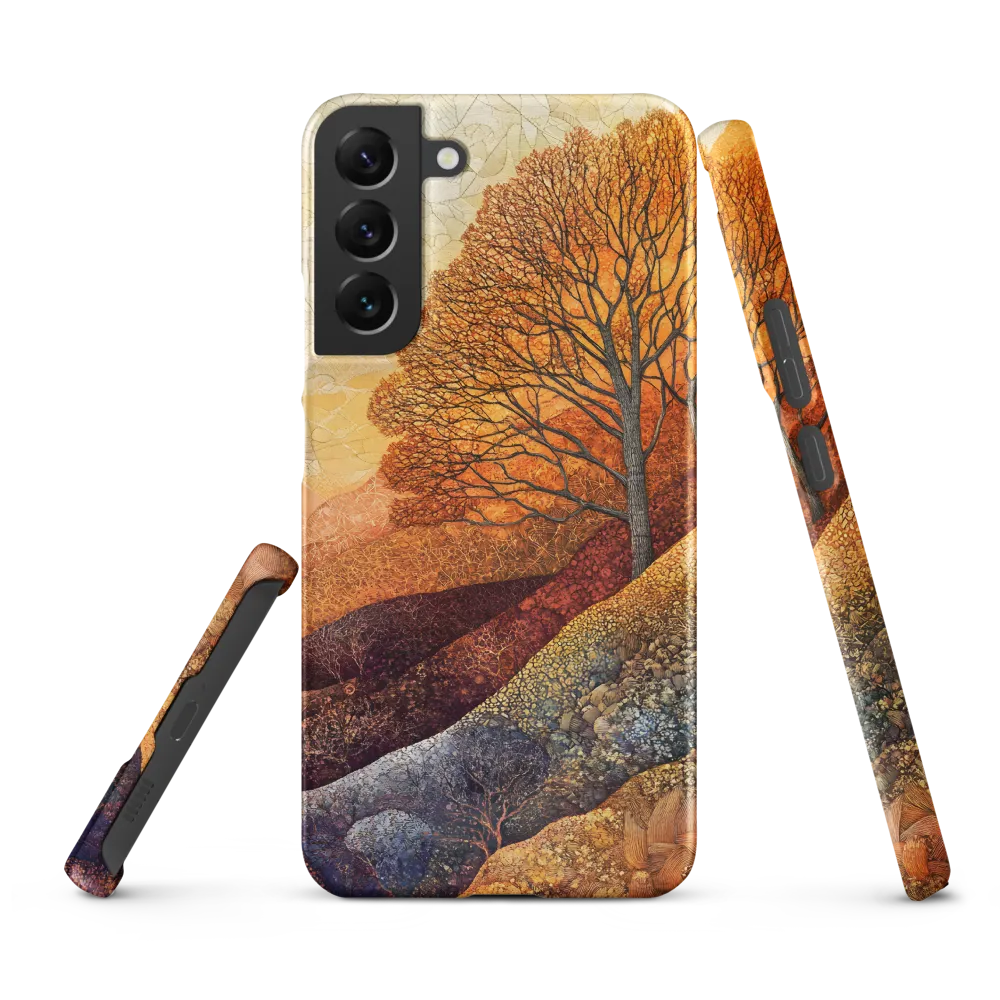 Amber Canopy on Patterned Hills