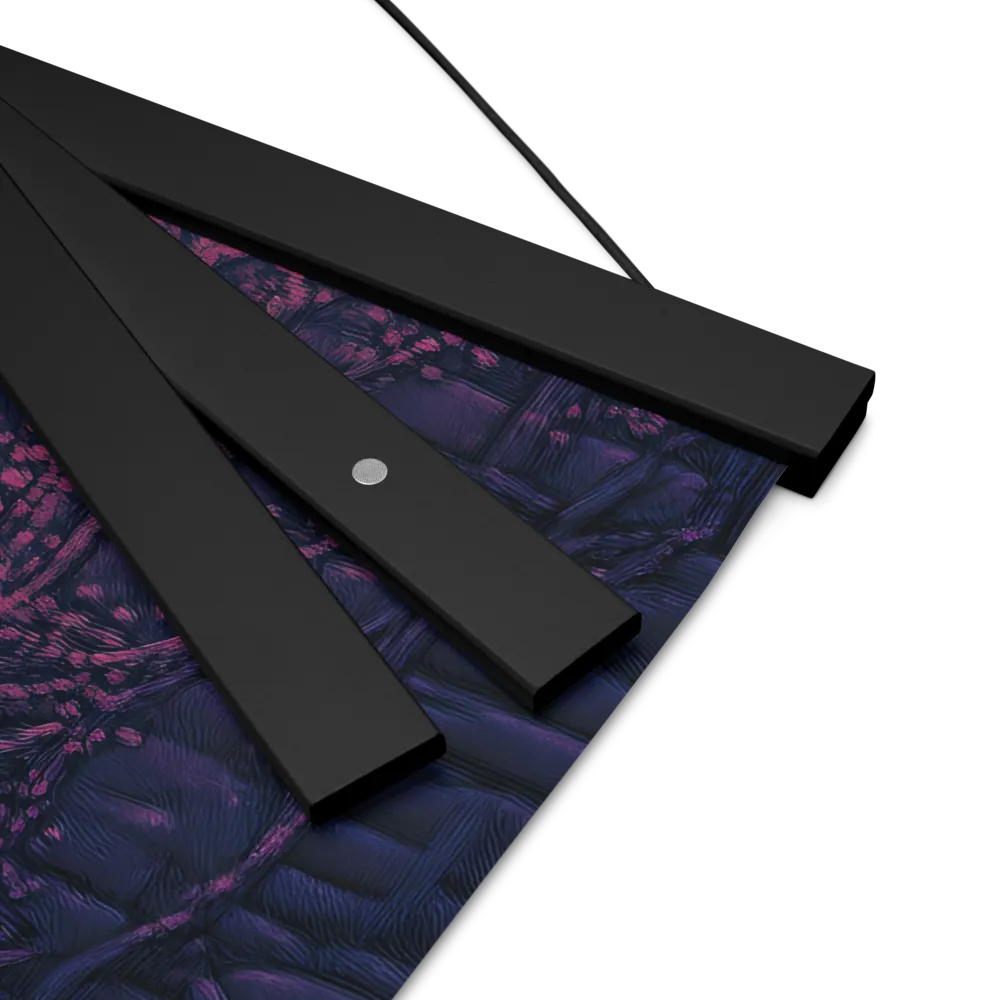 Veil of Enigma | Poster With Black Wood Hanger | 16″×16″