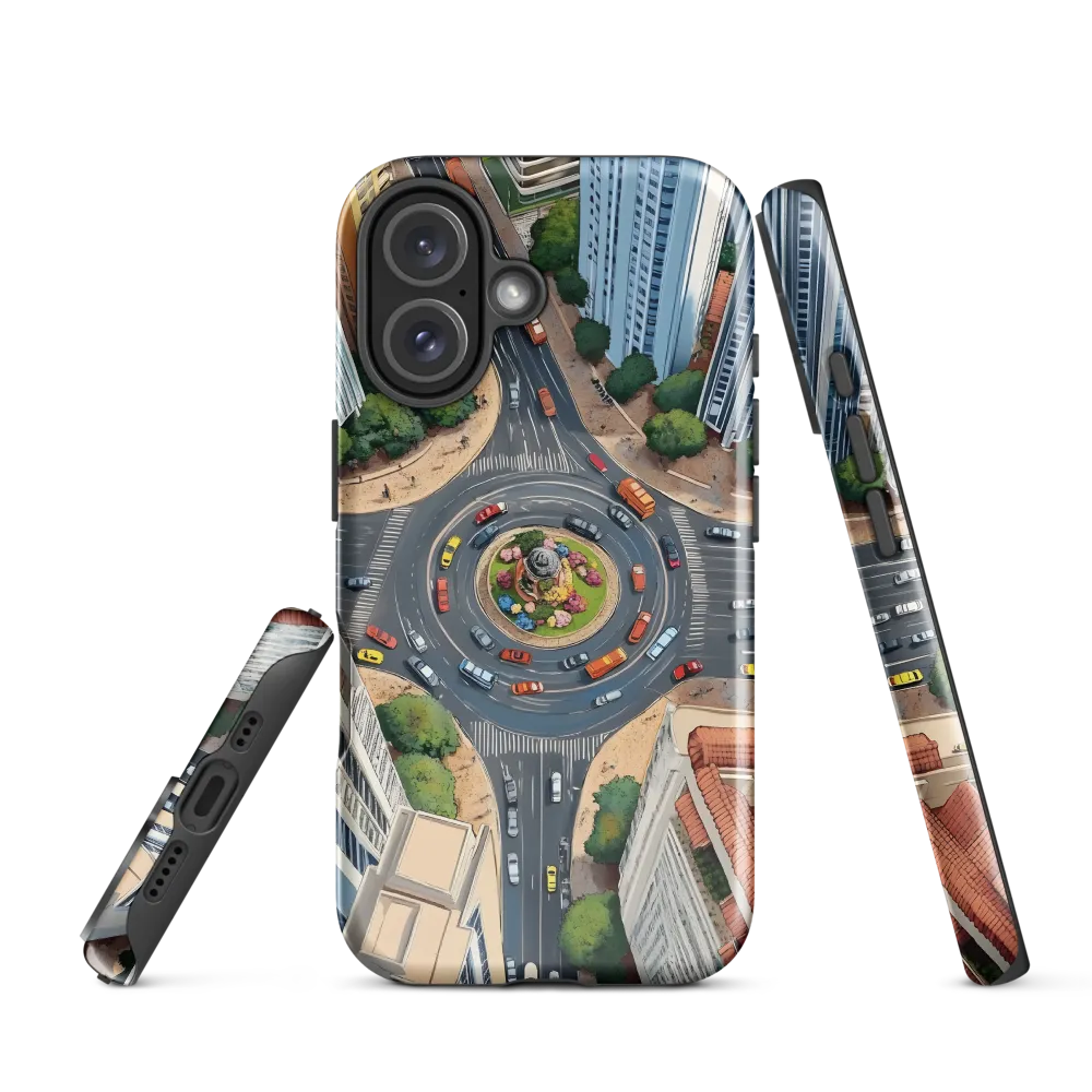 Urban Symphony: Aerial Vision of City Life