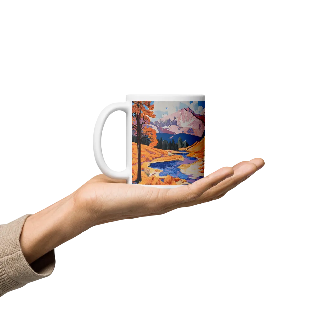 Autumn Serenity: A Vibrant Landscape | Mugs | Multiple Sizes & Colors