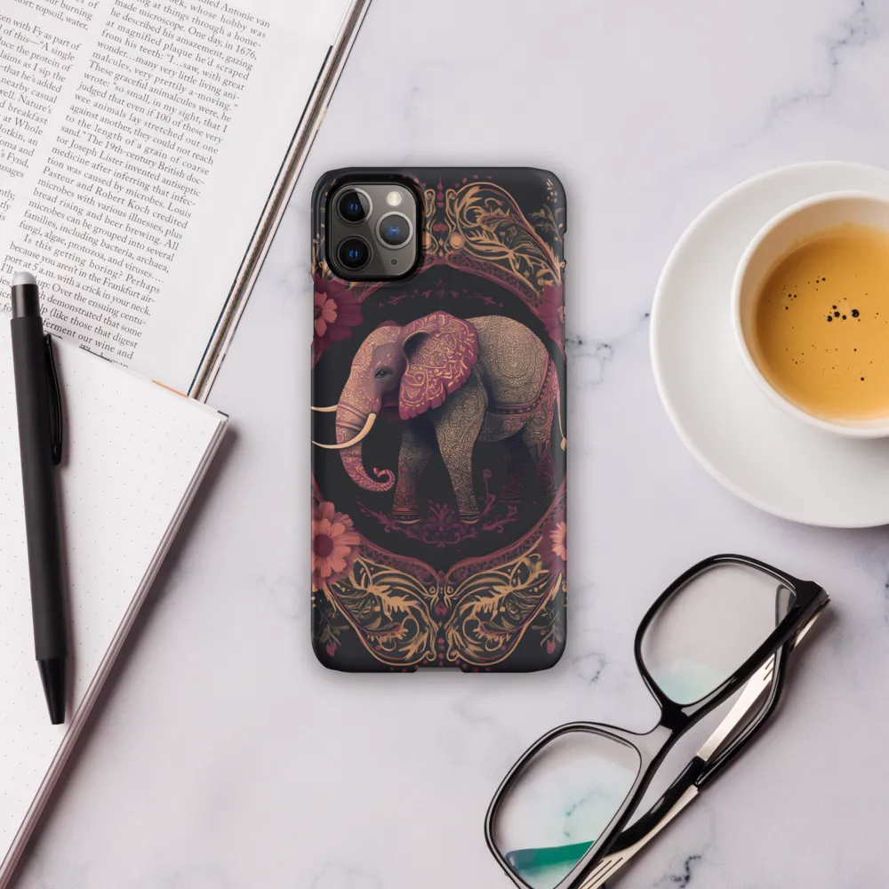 Regal Reverie: The Ornate Elephant | Phone Case |  11 Pro Max | Snap Case | Matte