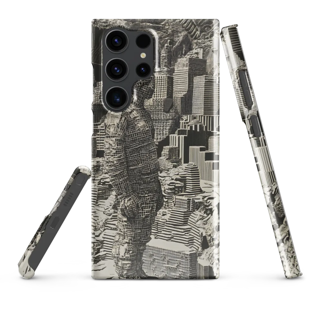 Contemplation in an Abstract Landscape | Phone Case |  S23 Ultra | Snap Case | Glossy