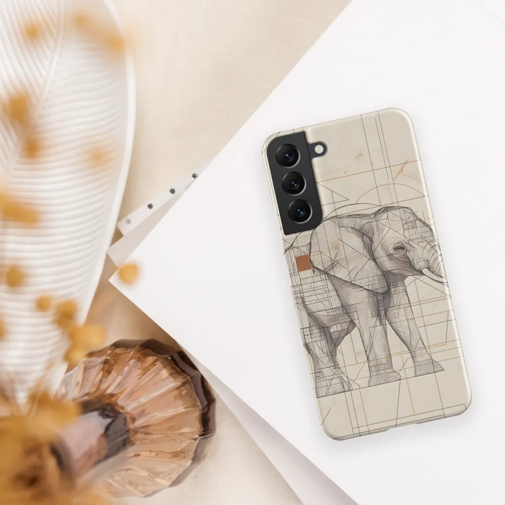 Geometric Elegance: The Steel Elephant