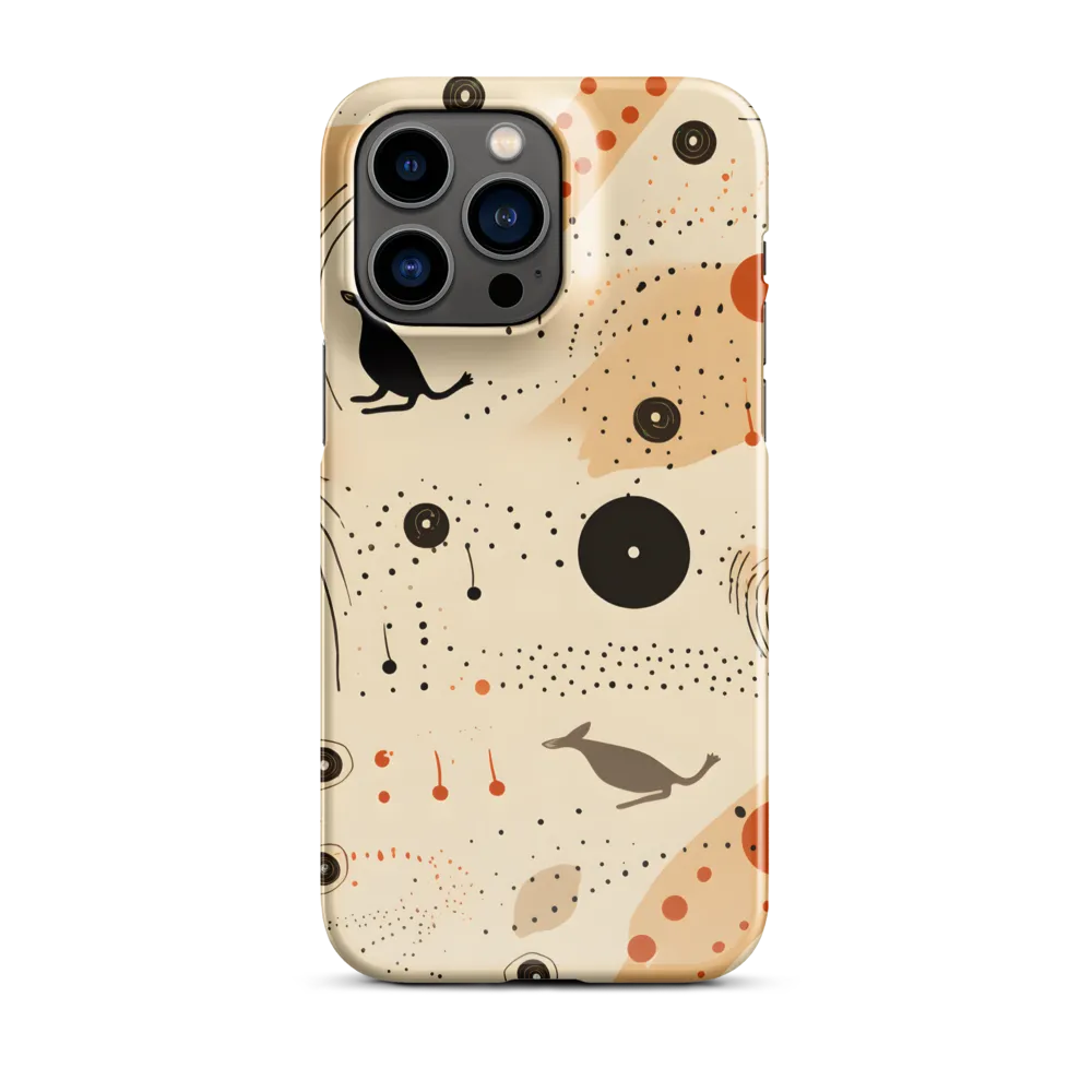Playful Patterns in Earth Tones | Phone Case |  14 Pro Max | Snap Case | Glossy