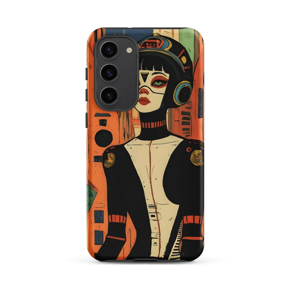 Futuristic Portrait of a Woman | Phone Case |  S23 Plus | Tough Case | Matte