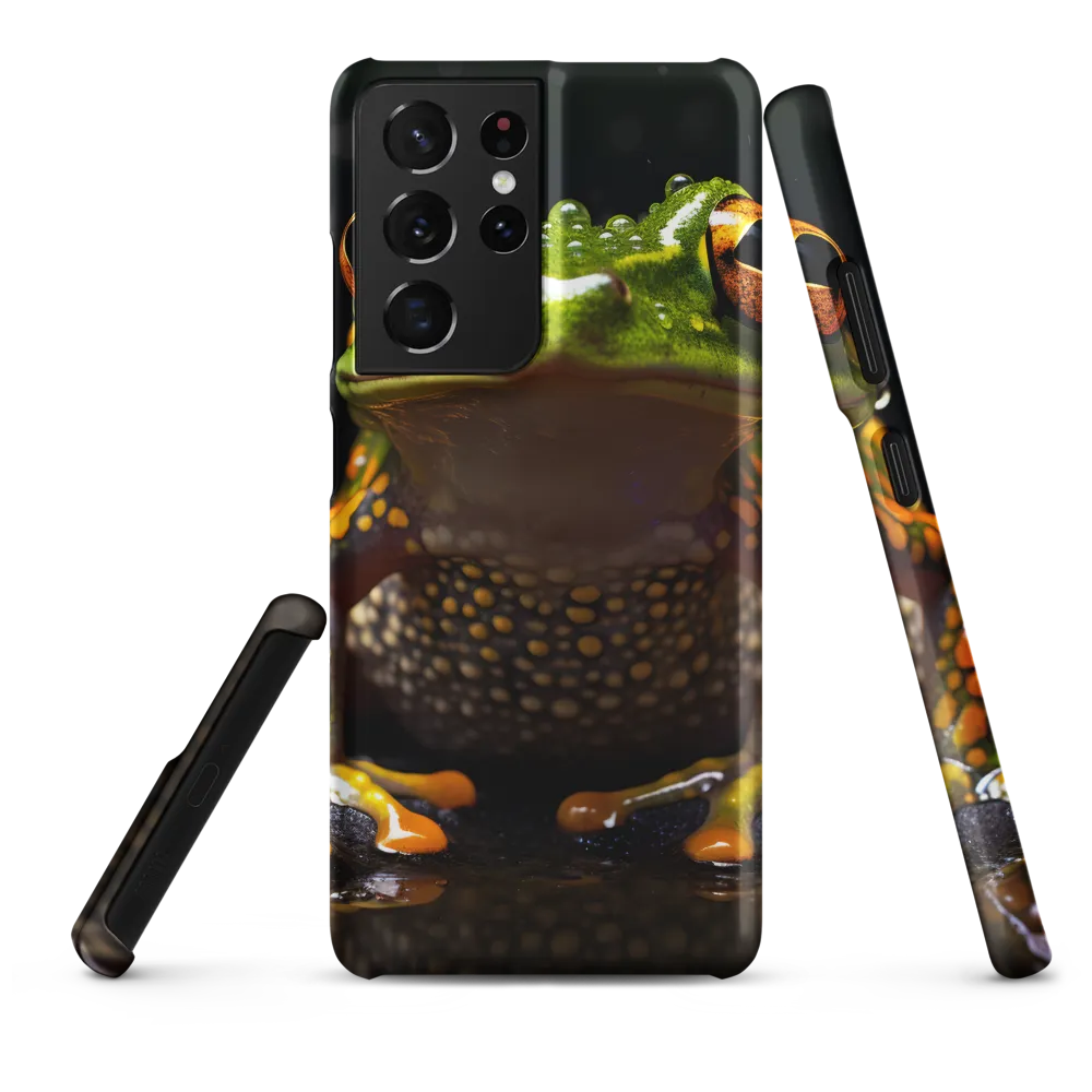 Emerald Elegance: The Frog in Focus