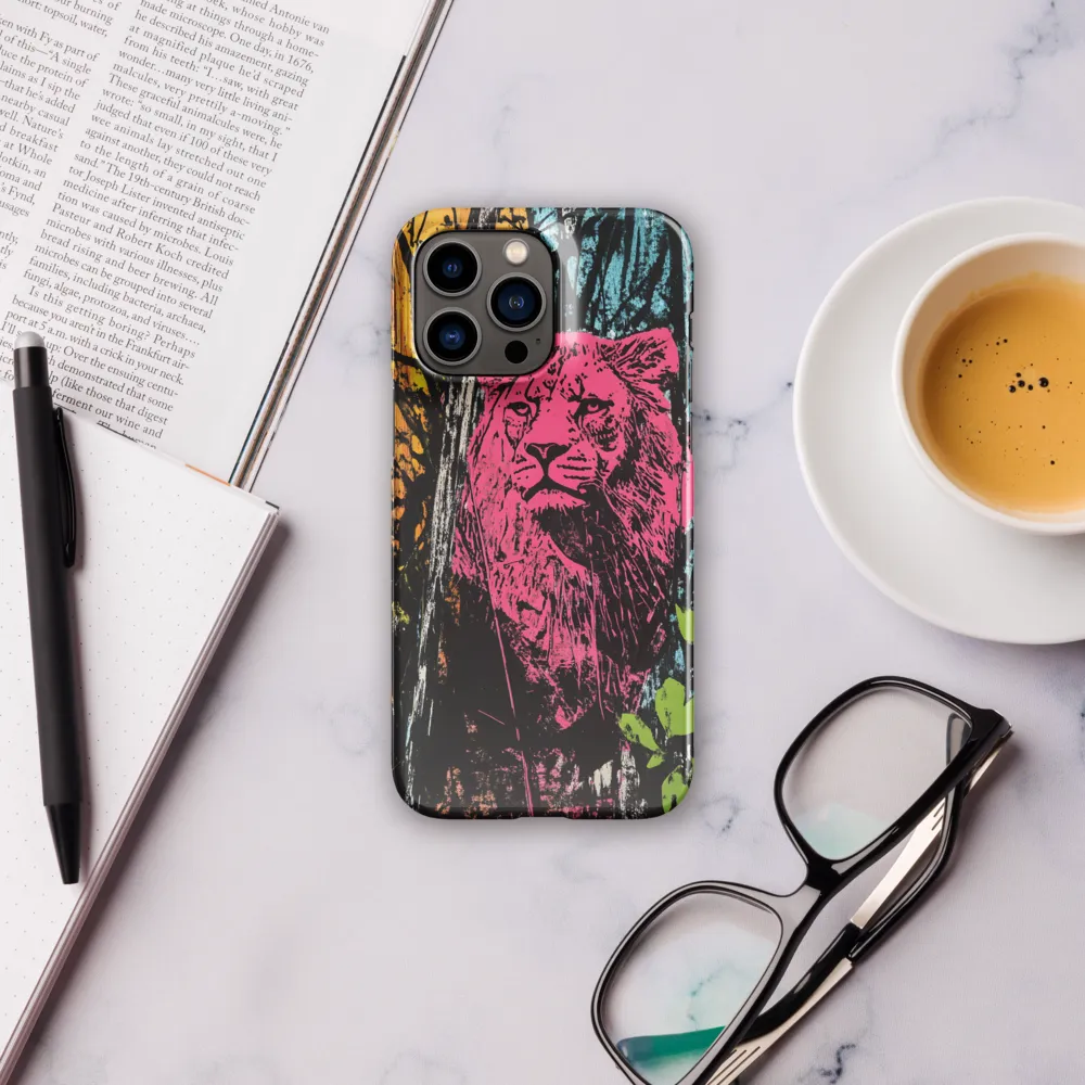 Fierce Vibrance: The Pink Lion
