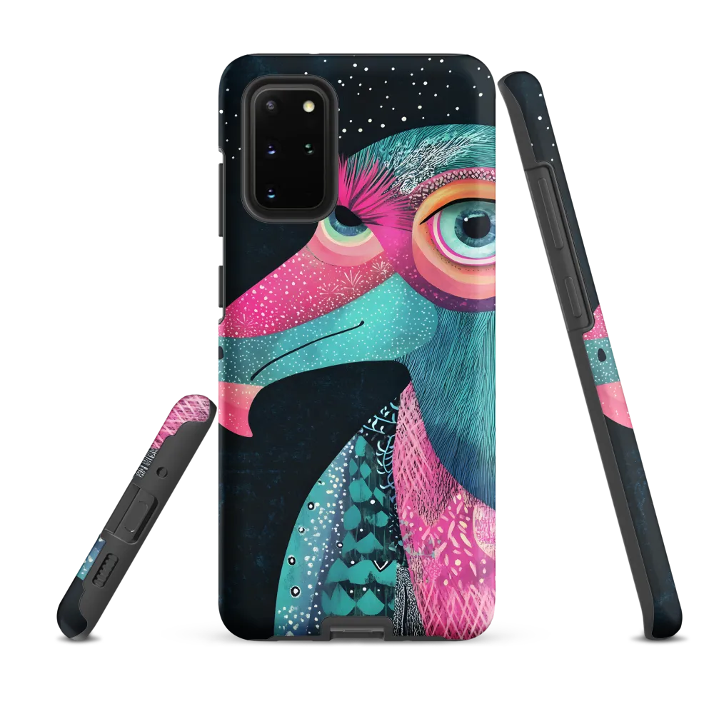 Whimsical Vulture: A Dance of Colors