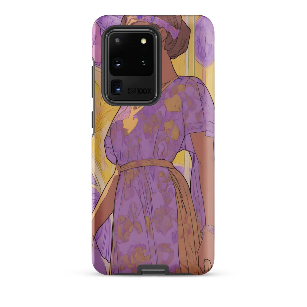Elegance in Floral Harmony | Phone Case |  S20 Ultra | Tough Case | Matte