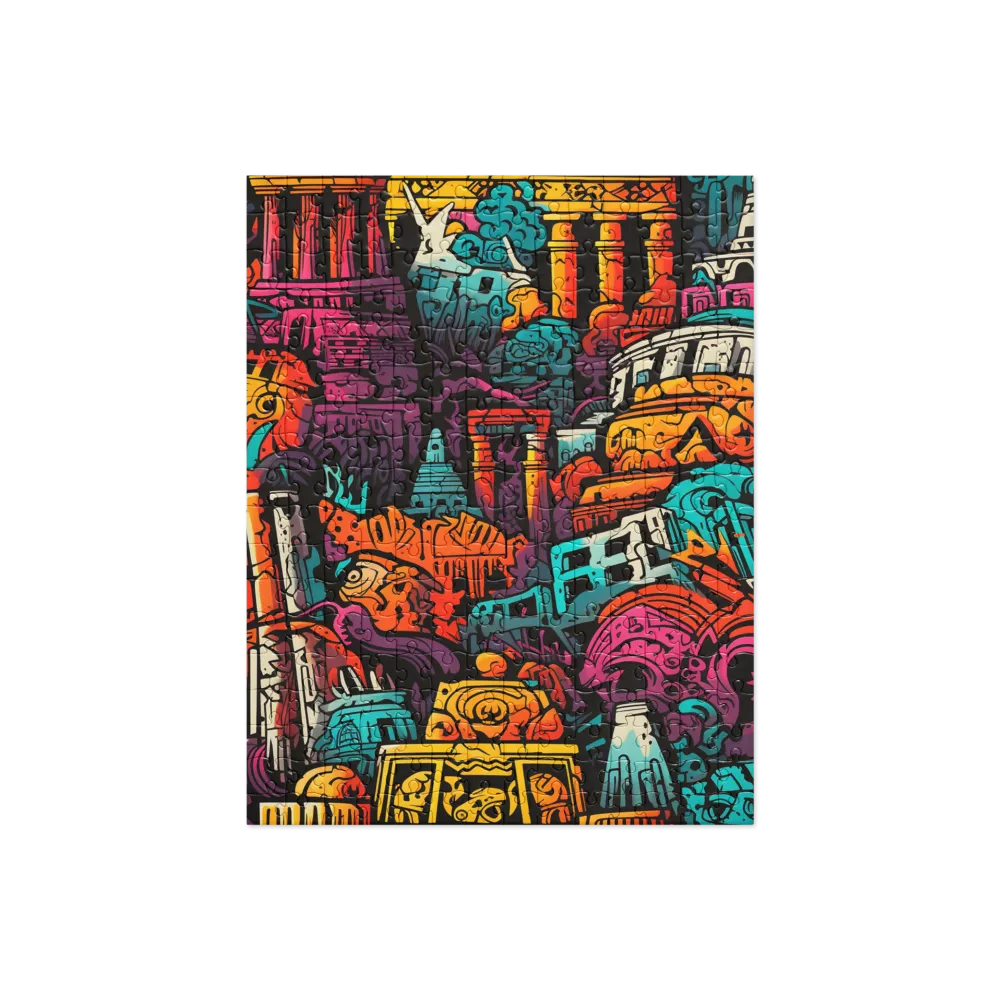 Vibrant Urban Surrealism | Jigsaw Puzzle | 252 pieces