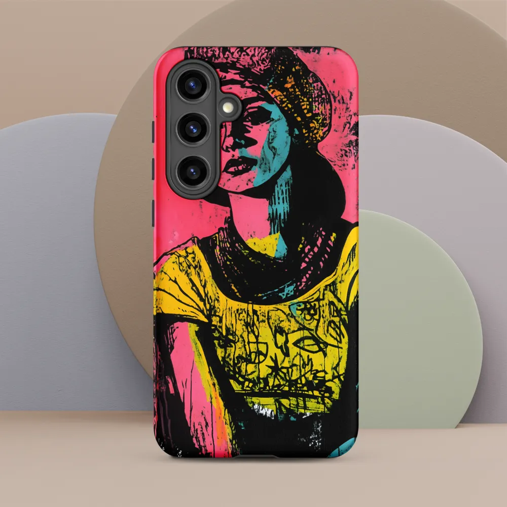 Urban Elegance: A Graffiti Portrait