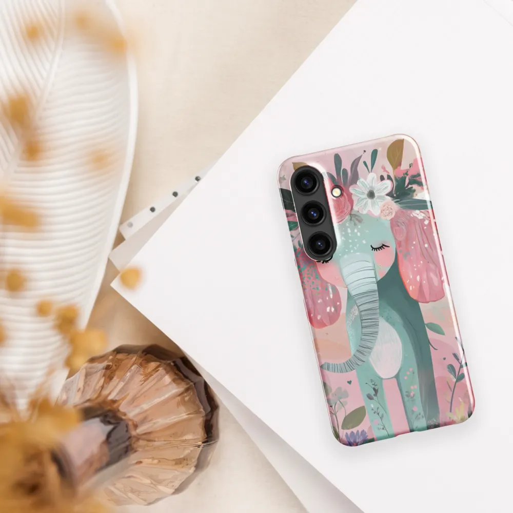 Whimsical Elephant in Bloom