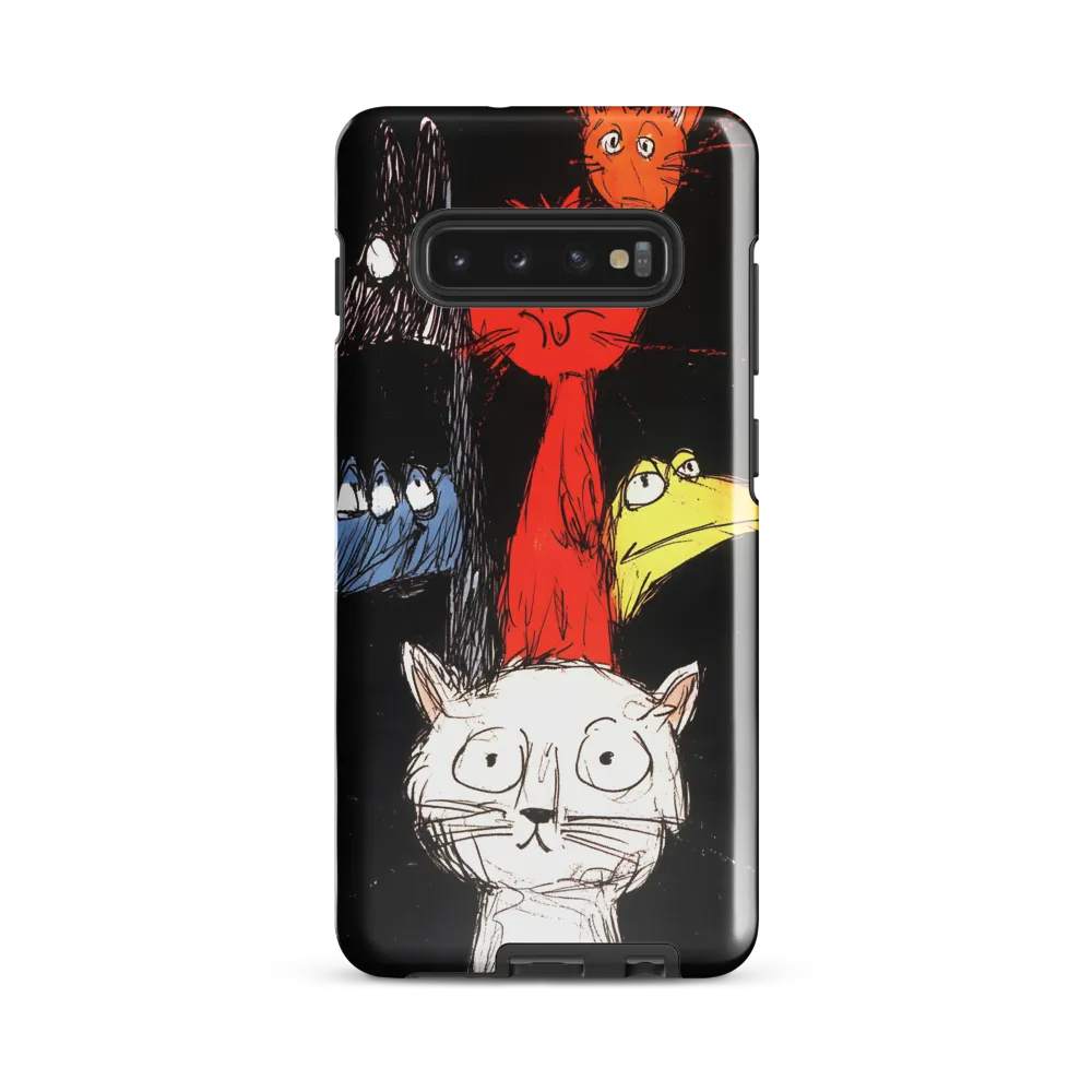 Whimsical Menagerie | Phone Case |  S10 Plus | Tough Case | Glossy