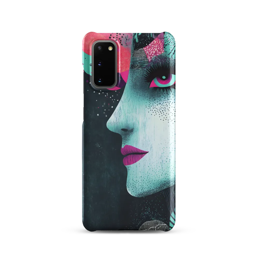 Mystical Beauty in Blue and Pink | Phone Case |  S20 | Snap Case | Matte