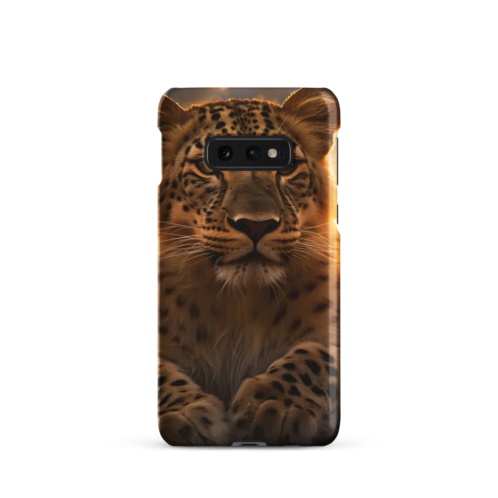 Regal Presence: The Leopard at Sunset